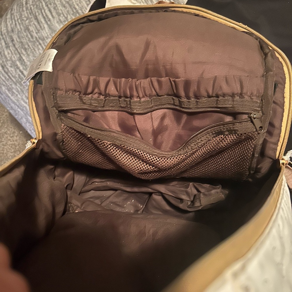 Jordan Tan and Brown Backpack